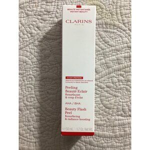 Clarins Beauty Flash Peel 50ml AHA/BHA Resurfacing & Radiance Boosting Treatment
